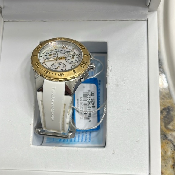 TECHNOMARINE Cruise Lady 40mm Stainless Steel Gold/white - Picture 10 of 13